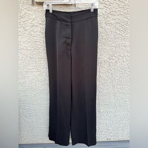 Quince Stretch Crepe Classic Trouser Pants, Size 6, Black, Pristine
